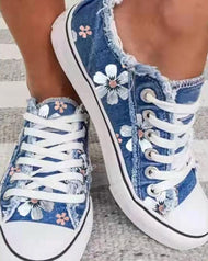 Mune Fashion - Flower Denim Sneaker
