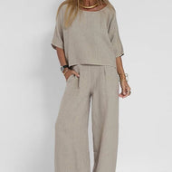 Comfortable Loose Fit Matching Outfit for Women