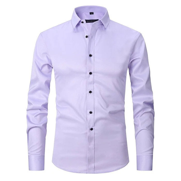 Non-iron Stretch Shirt Men's Slim Fit