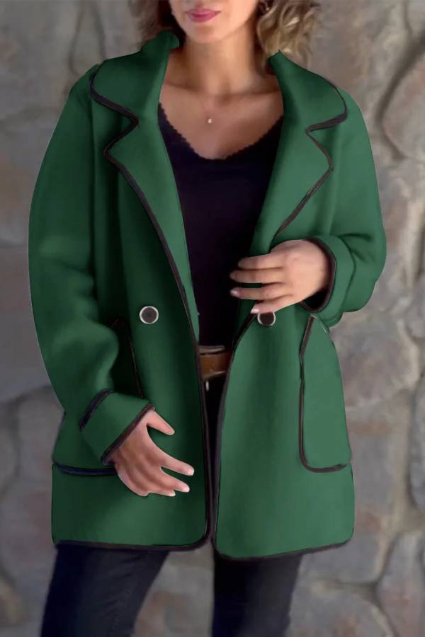 Mune | Suit Collar Double-Sided Wool Jacket