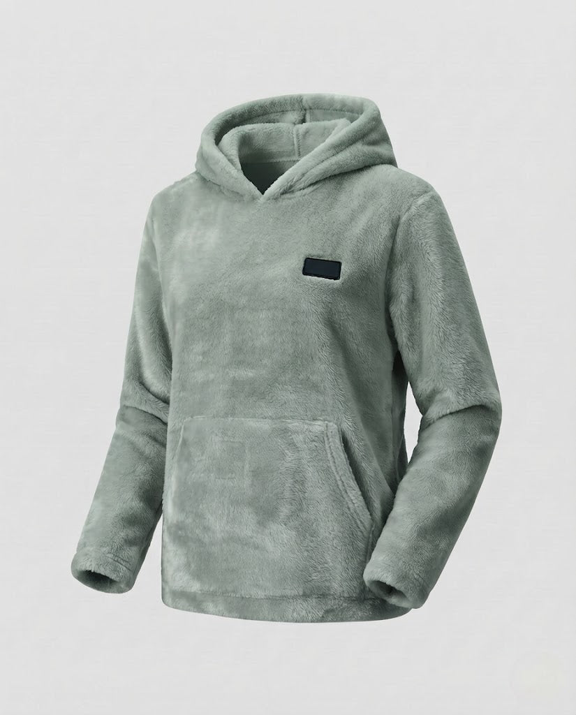 Women Cozy Fleece Hoodie Mune Fashion