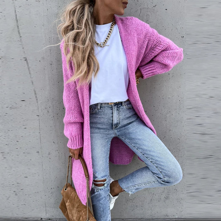 Mune | Elegant Cashmere Women's Cardigan In Mid Length