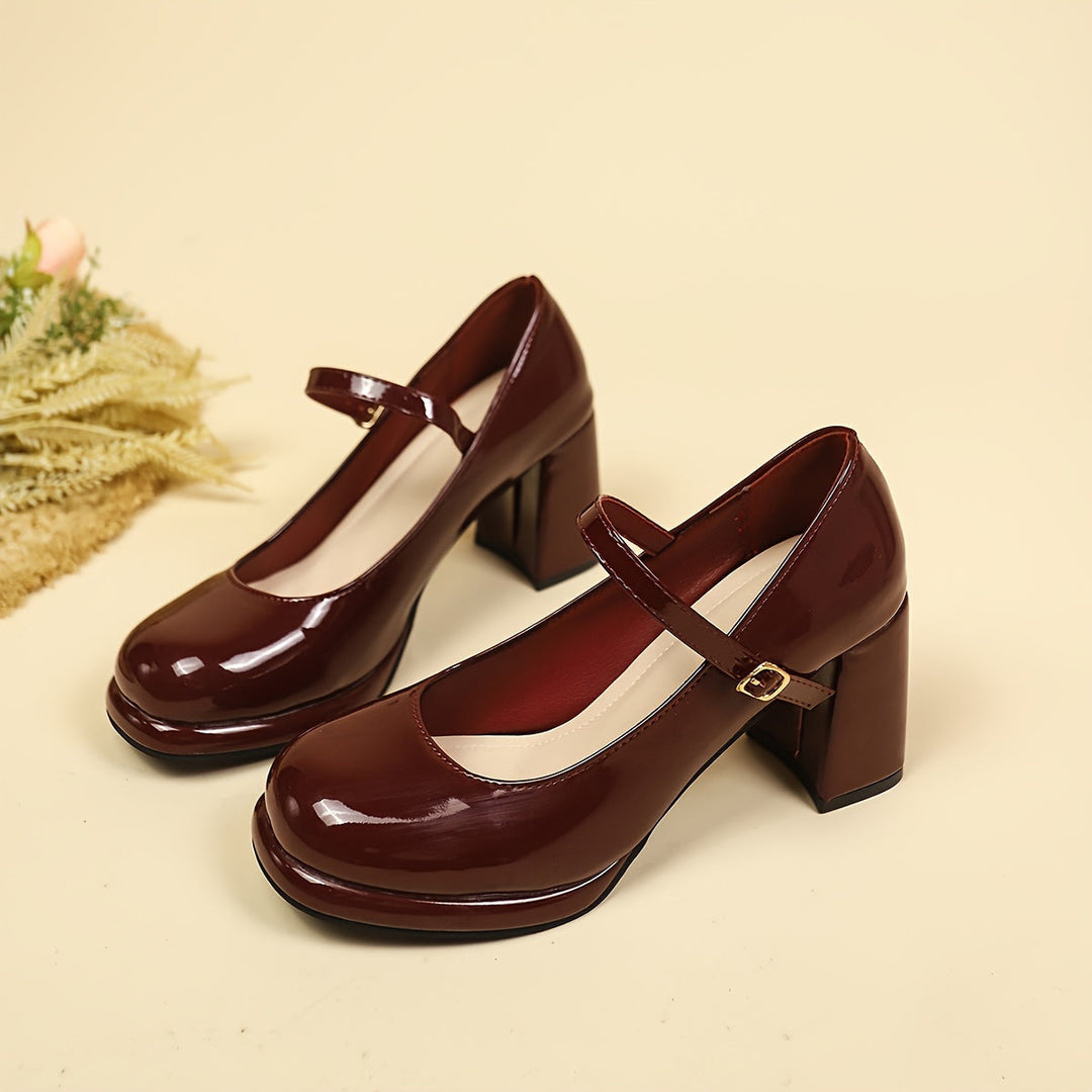 Mune Fashion | Stylish Waterproof Mary Jane Pumps