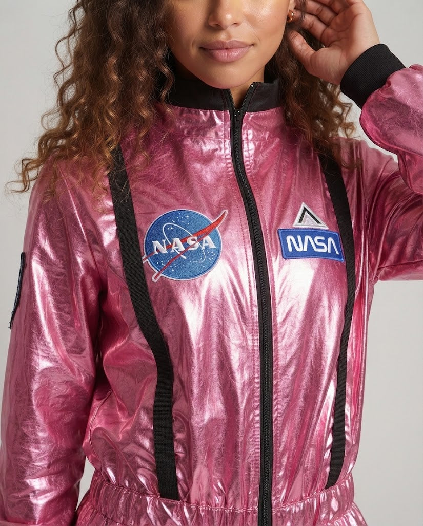 Women's futuristic shine space suit Mune Fashion
