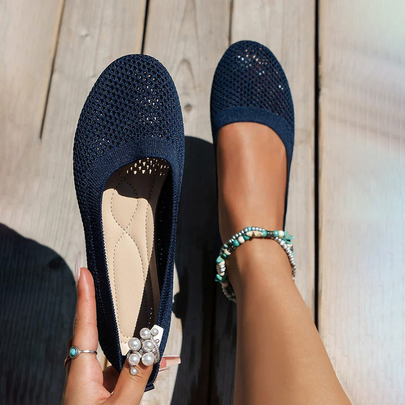 Casual Breathable Flat Shoes Mune Fashion