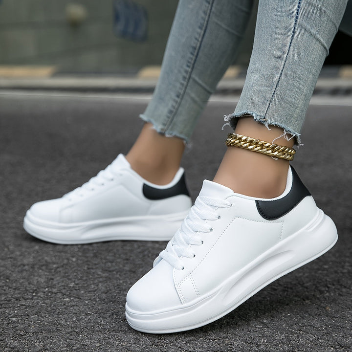 Mune Fashion | Clean White sneakers for Women, White