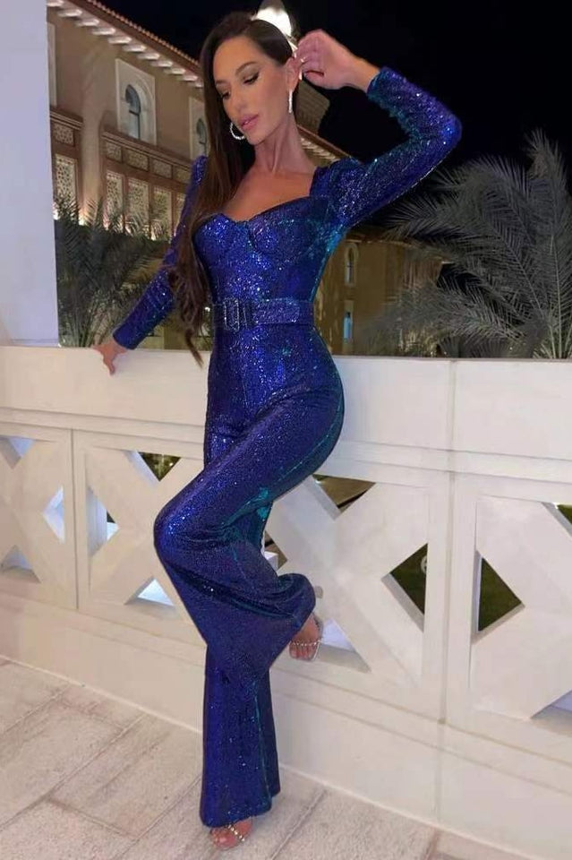 Mune | Marissa Sequin Jumpsuit