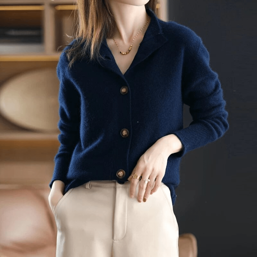 Mune | Cozy Cashmere Knit Cardigan Pullover