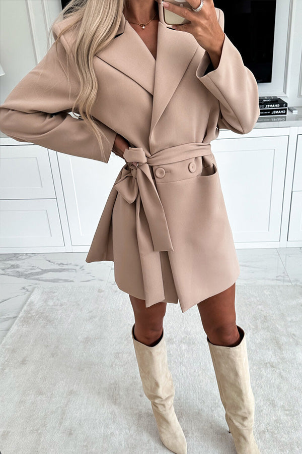 Mune | Long Beige Jacket