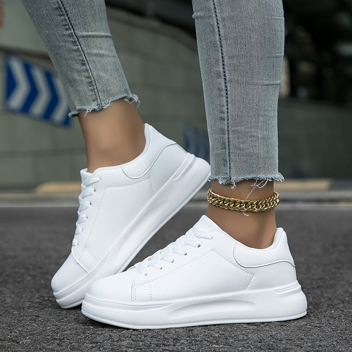 Mune Fashion | Women's White Sneakers Casual