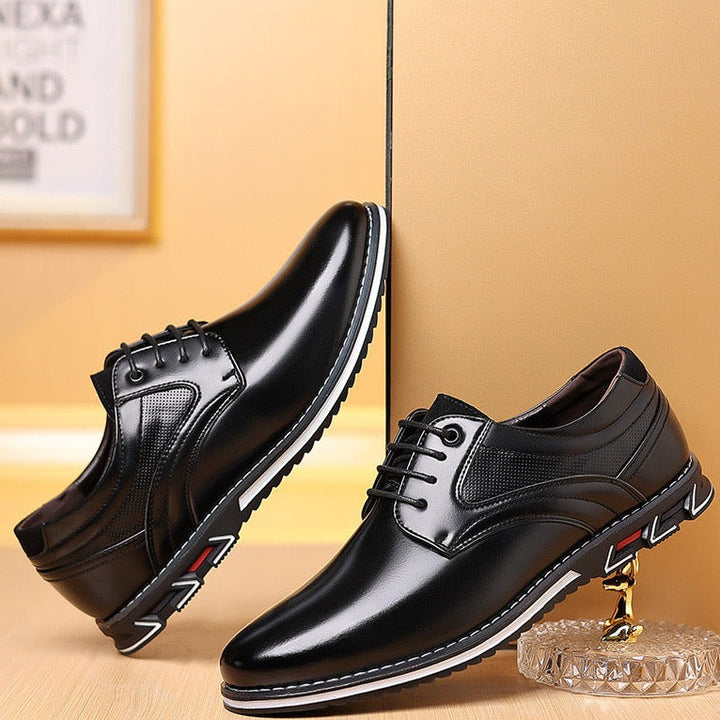 Orthopedic Leather Shoes Mune Fashion