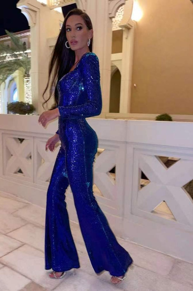 Mune | Marissa Sequin Jumpsuit
