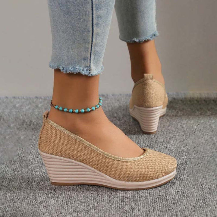 Casual wedge shoes