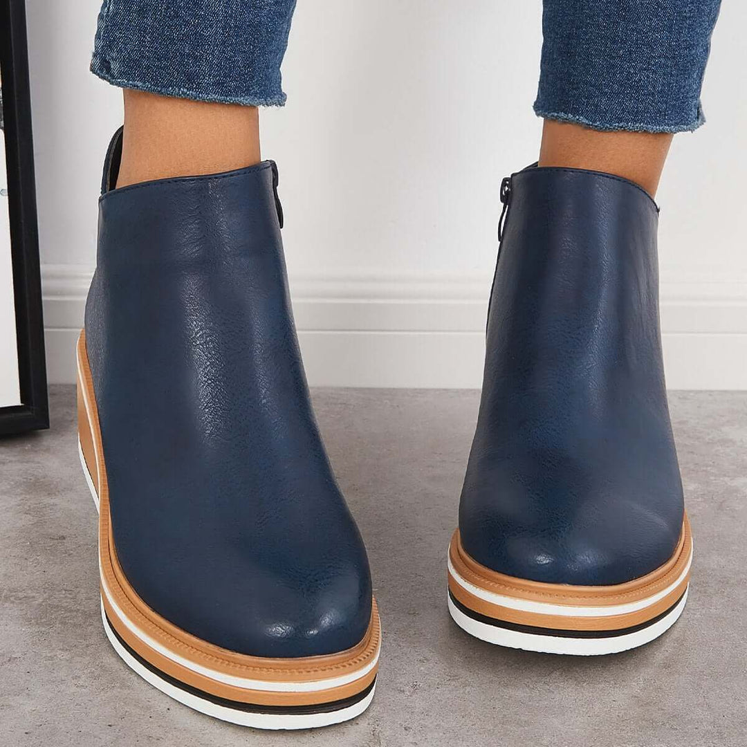 Mune Fashion | Ankle boot with side zipper