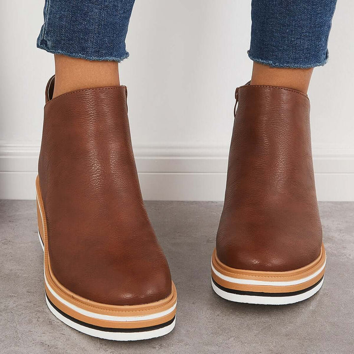 Mune | Ankle Boot with Side Zipper