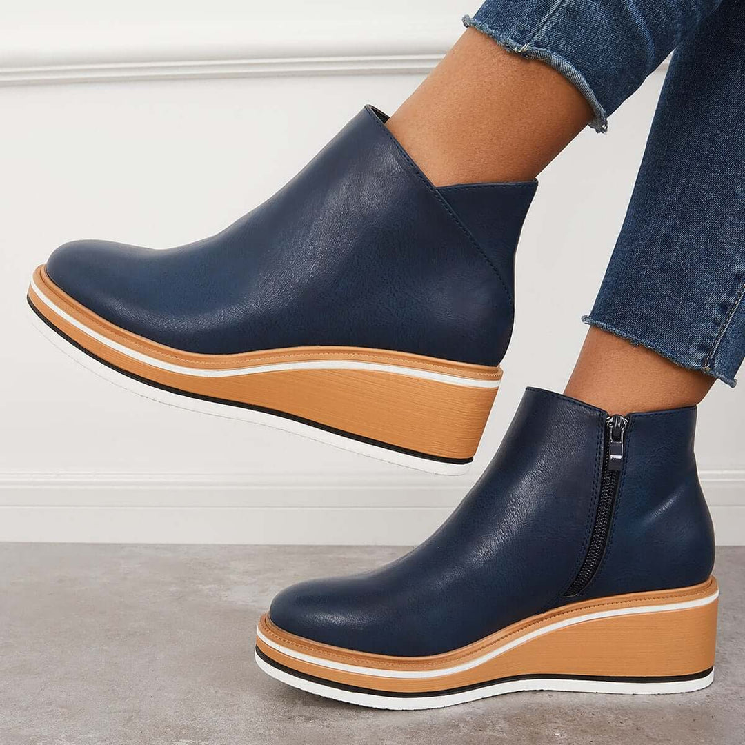 Mune | Ankle Boot with Side Zipper