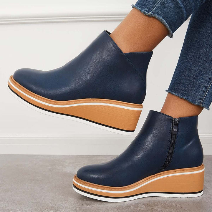Mune | Ankle Boot with Side Zipper