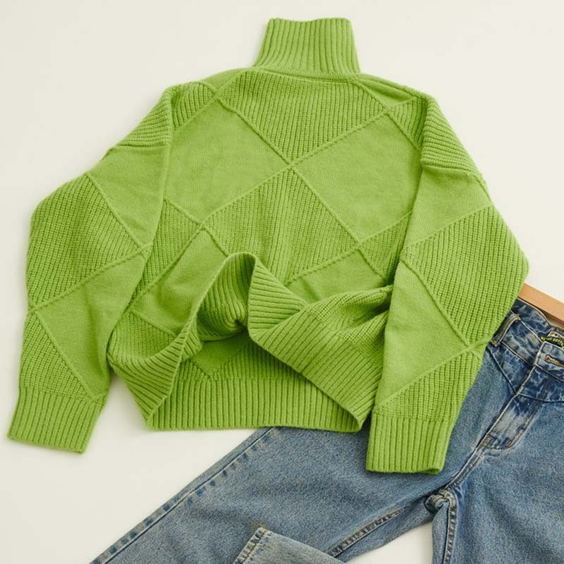 Mune | Solid Color Classic Knit Sweater for Women