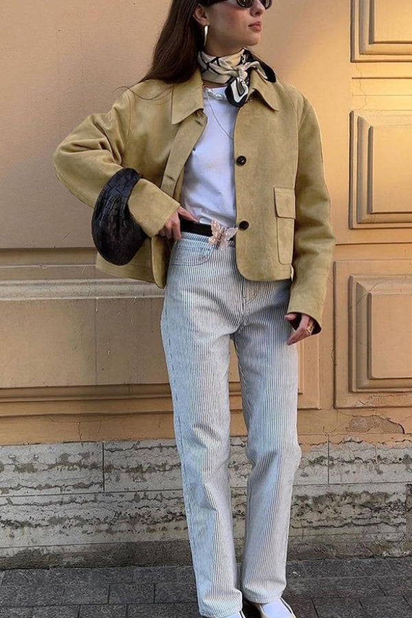 Mune | Suede Fashion Jacket