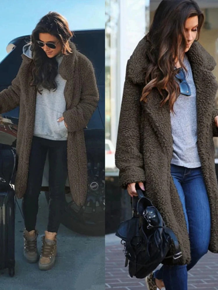 Mune | Hidden Pocket Teddy Coat