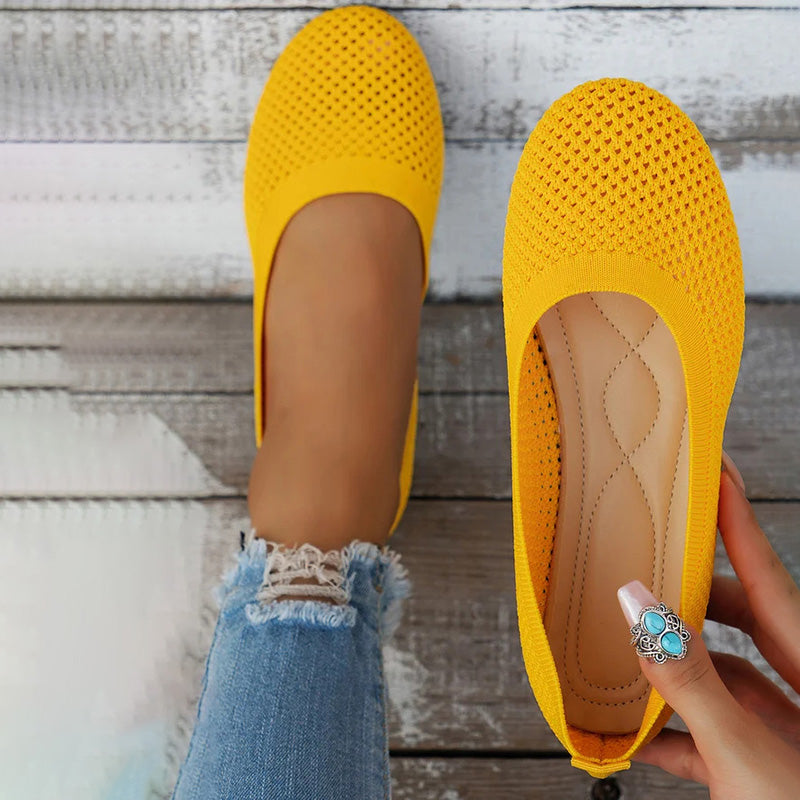 Casual Breathable Flat Shoes Mune Fashion