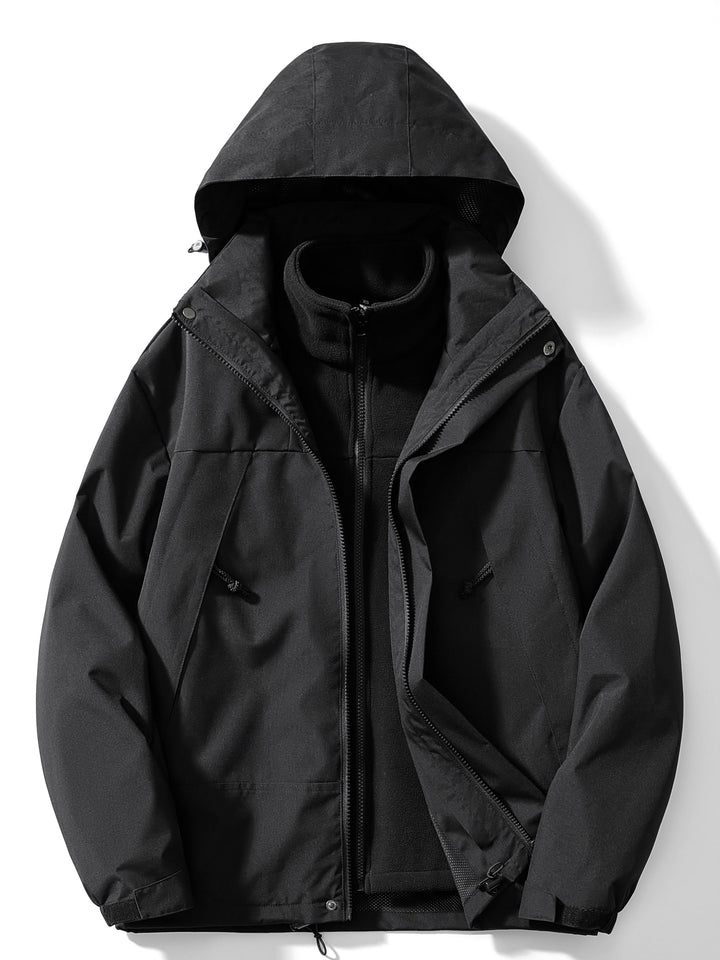 Mune | 3-In-1 Fleece Winter Jacket with Hood for Women