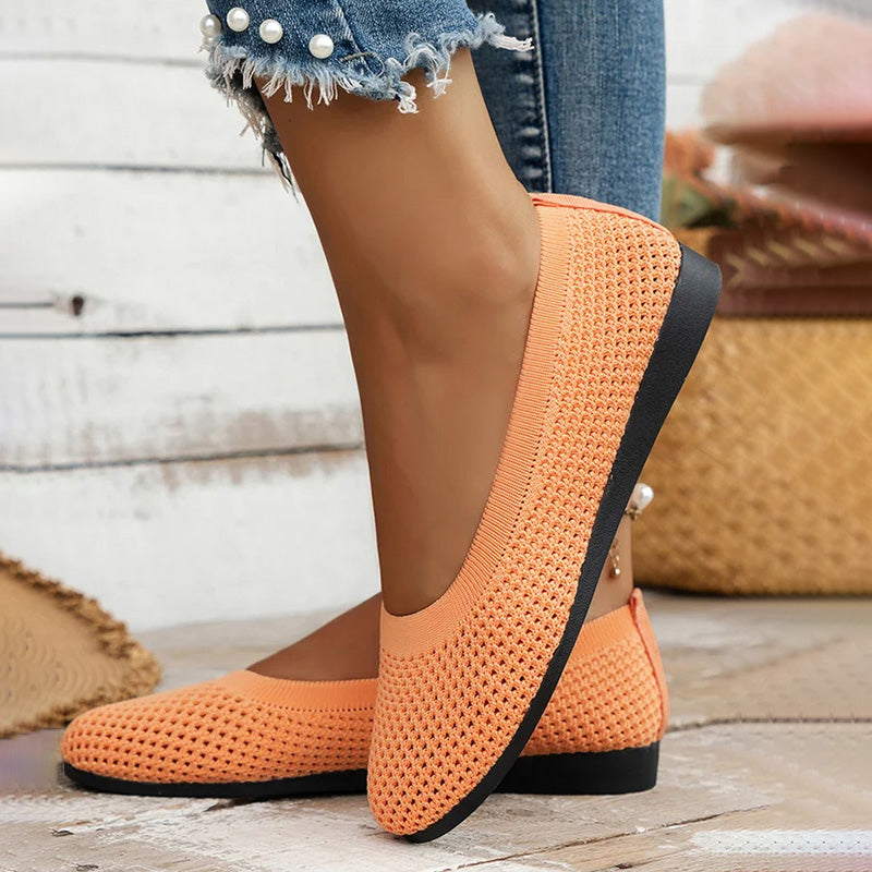 Casual Breathable Flat Shoes Mune Fashion
