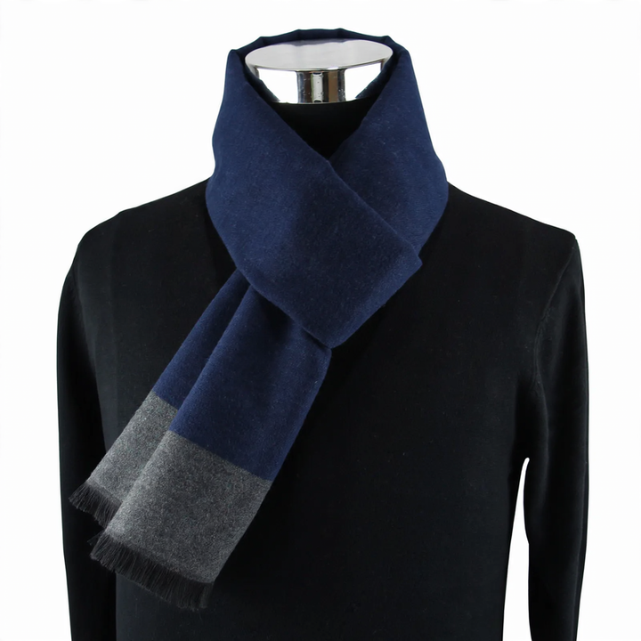 Classic men's scarf, 180x30cm, winter, warm