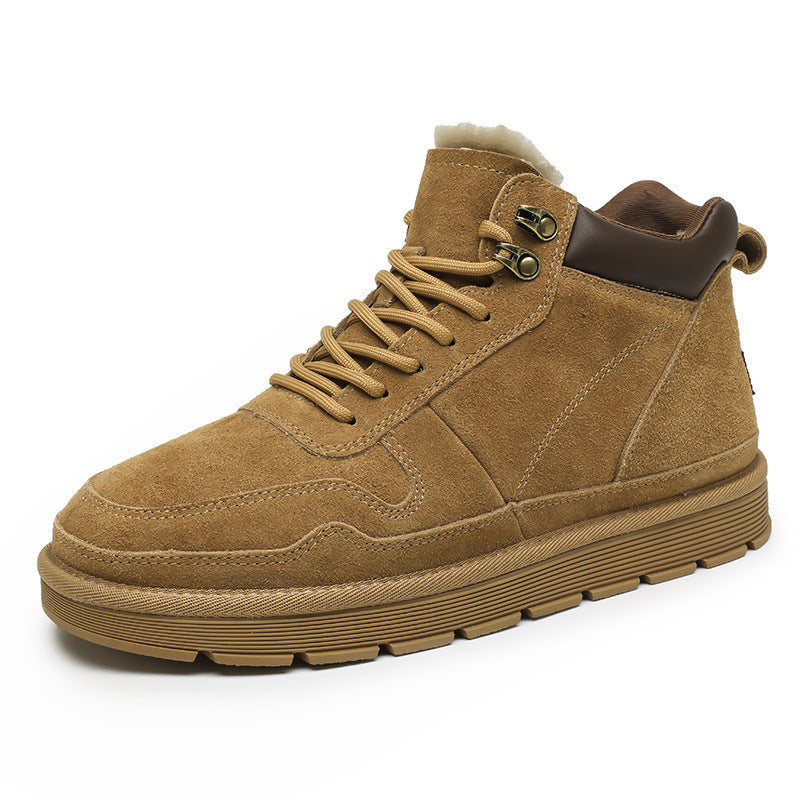 Insulated winter snow boots, slip-resistant