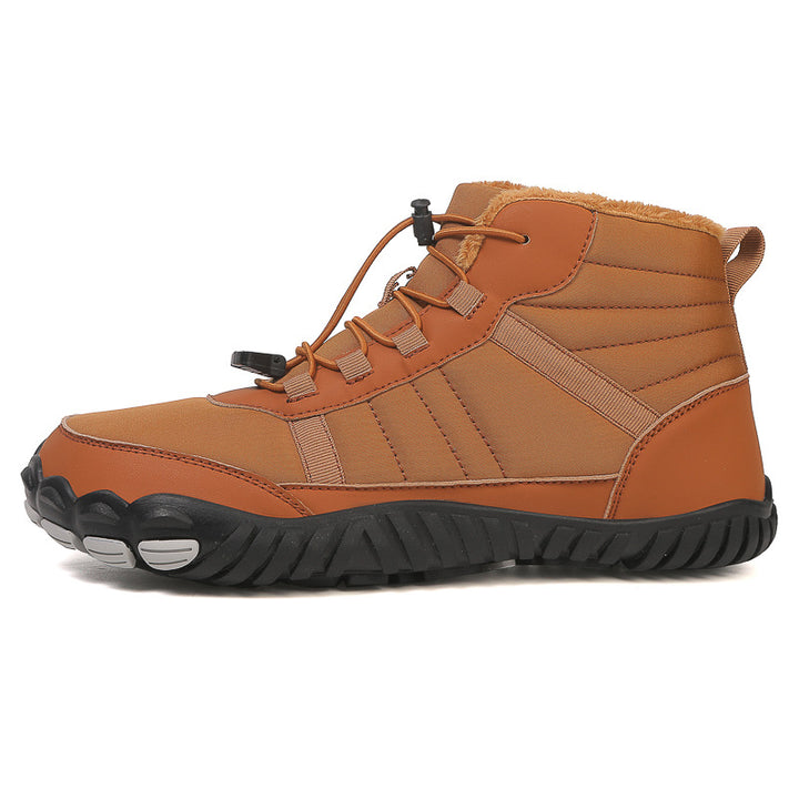 Waterproof men's winter boots with warm lining