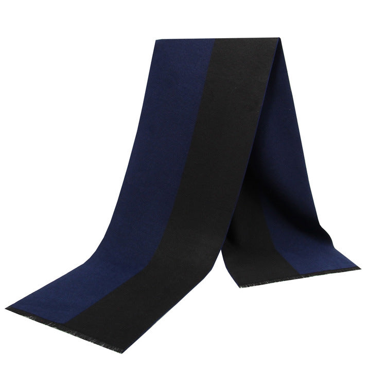Classic winter scarf for men, 180 cm