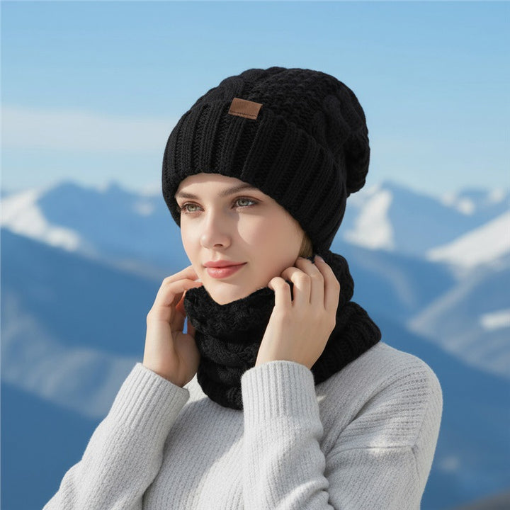 Winter Set: Knit beanie and scarf