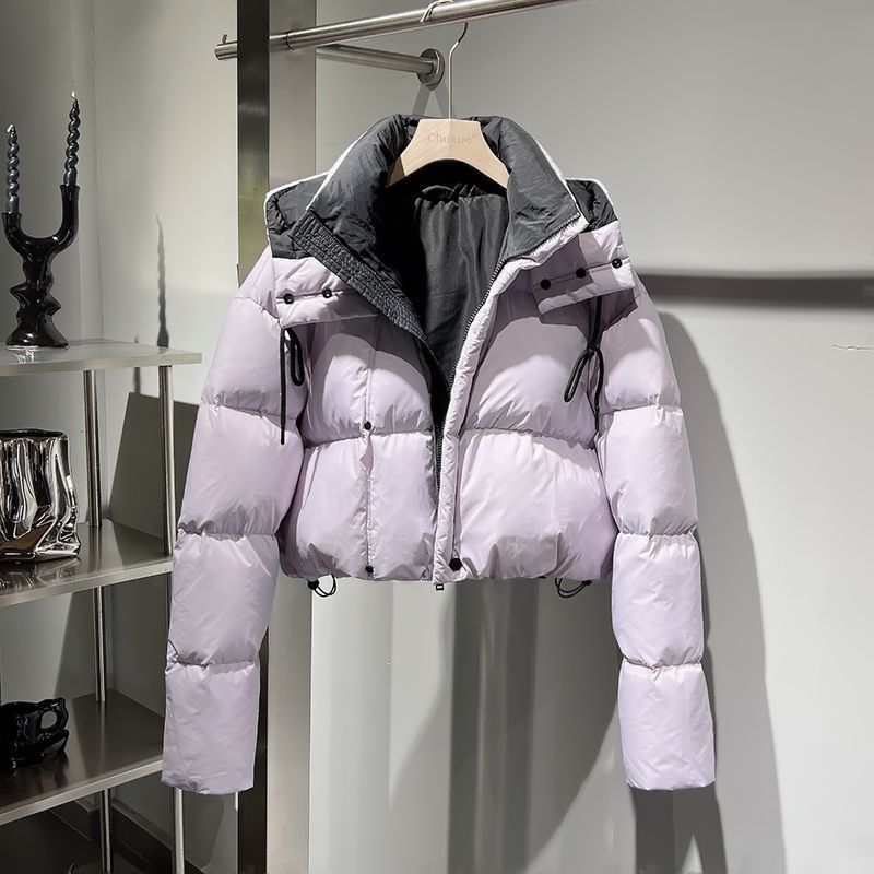 Women's Padded Jacket, Detachable Hood, Quilted