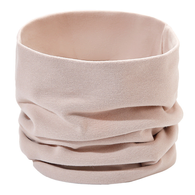 Cotton tube scarf, warming, for sports and everyday use