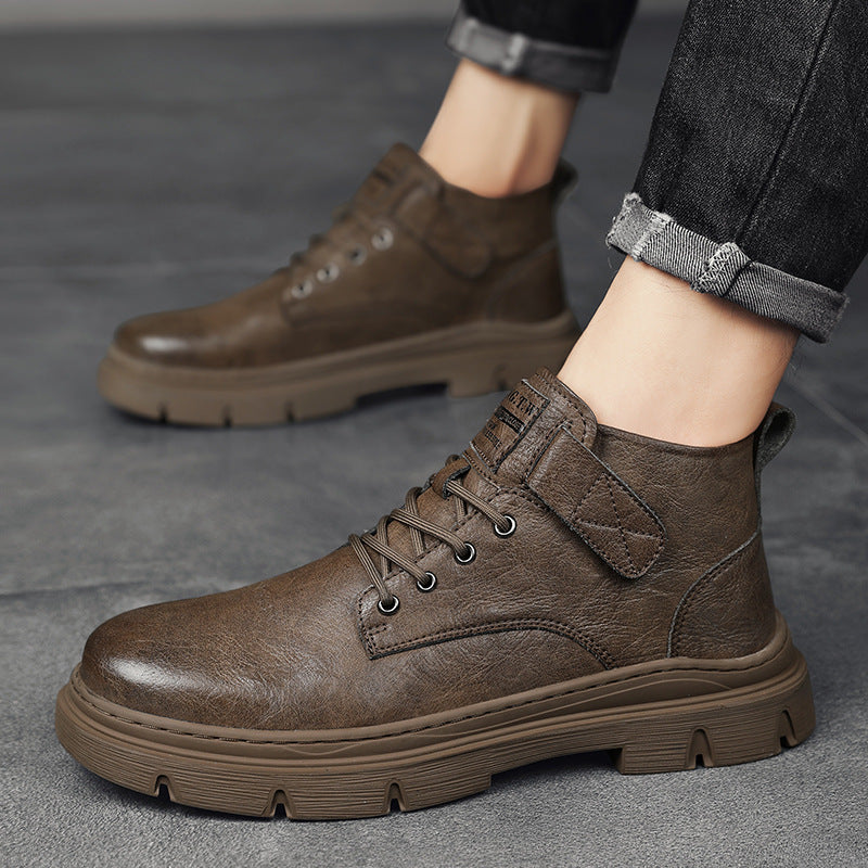 Padded Retro Boots, non-slip