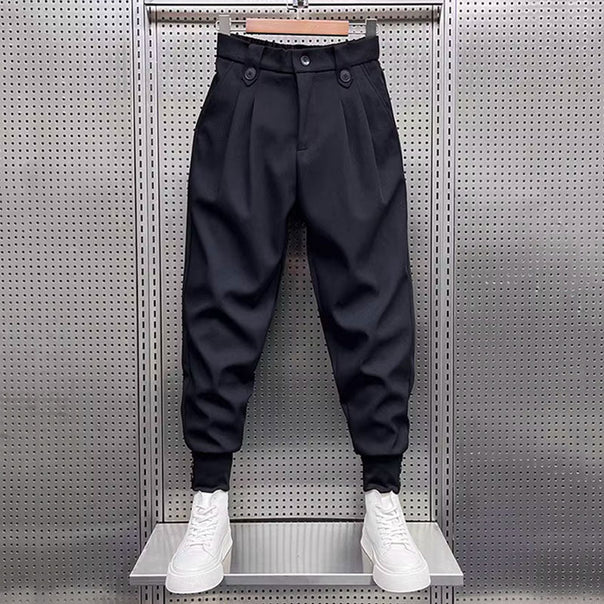 Mune Fashion | Black Pleated Harem Pants