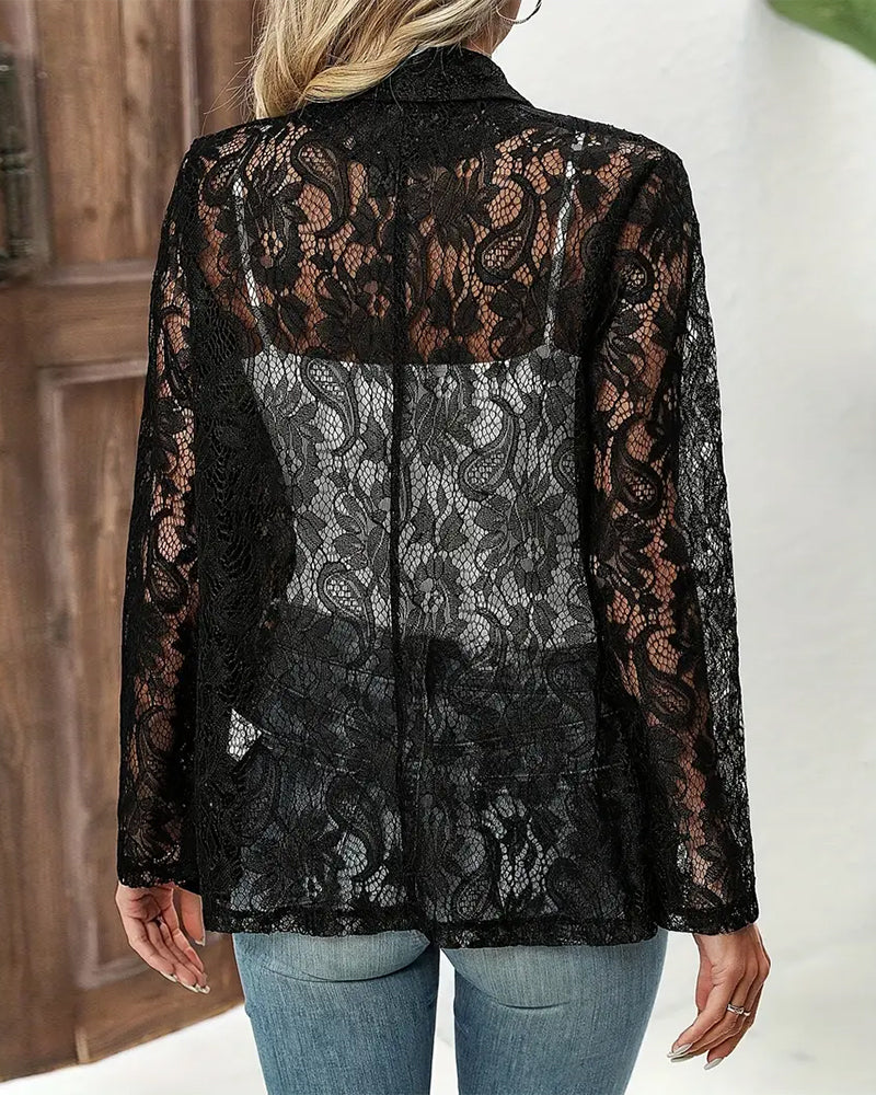 Mune Fashion | Elegant Blazer with Lace