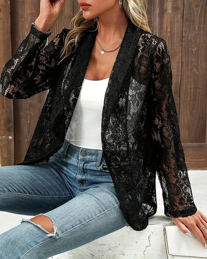 Mune Fashion | Elegant Blazer with Lace