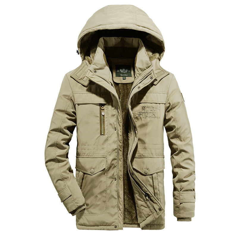 Men's Waterproof Parka Jacket with Hood Mune Fashion