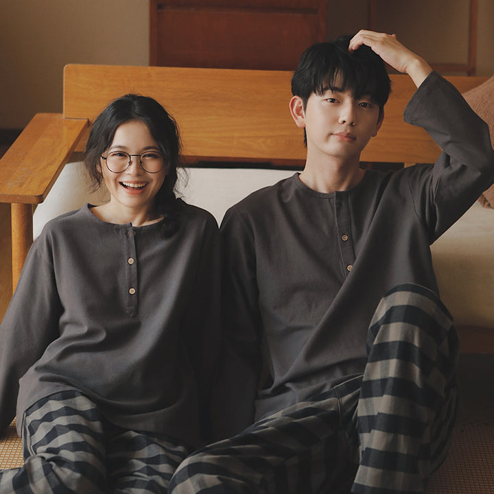 Men's Pajama Set, Cotton, Brushed