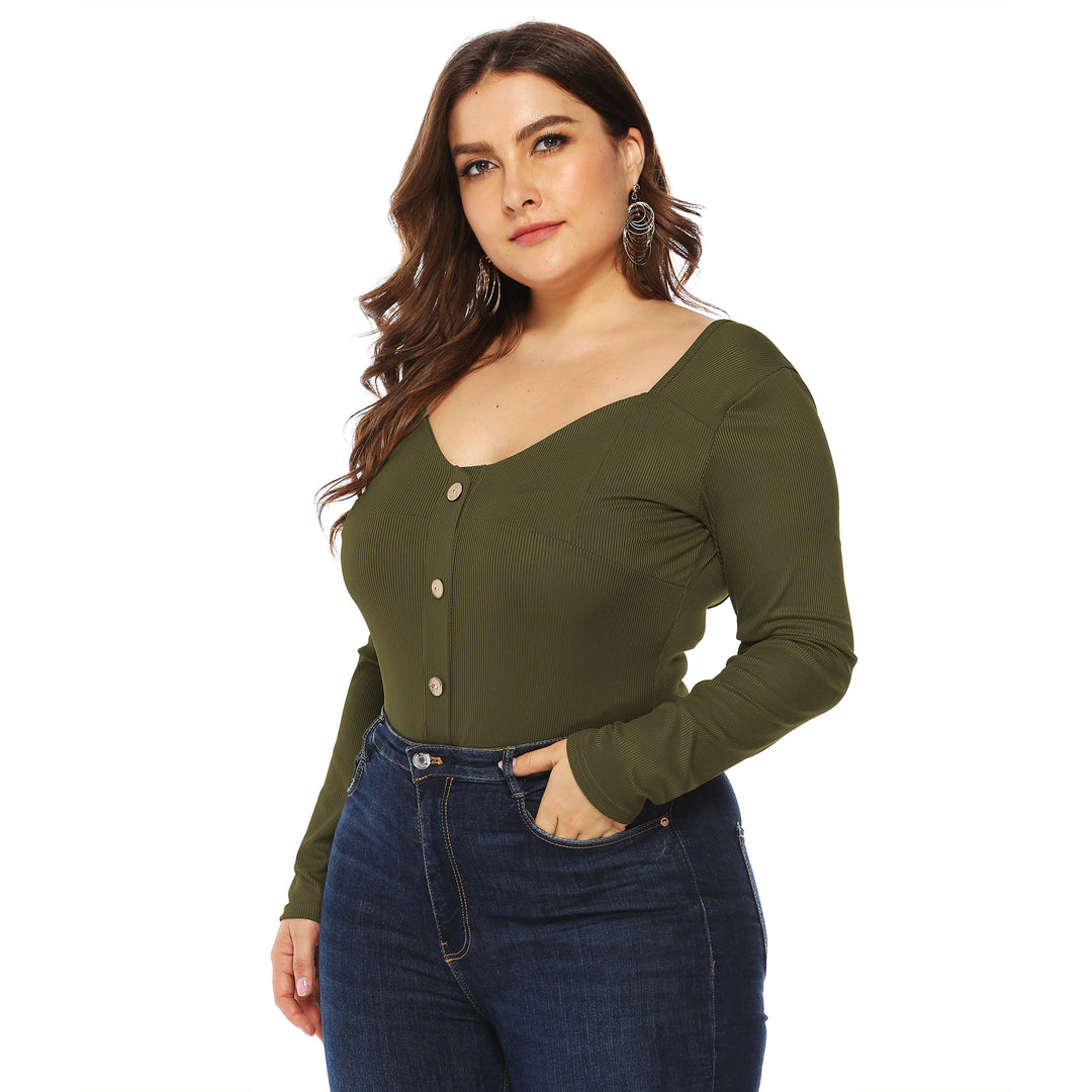 Ladies jumpsuit with long sleeves and button details Mune Fashion