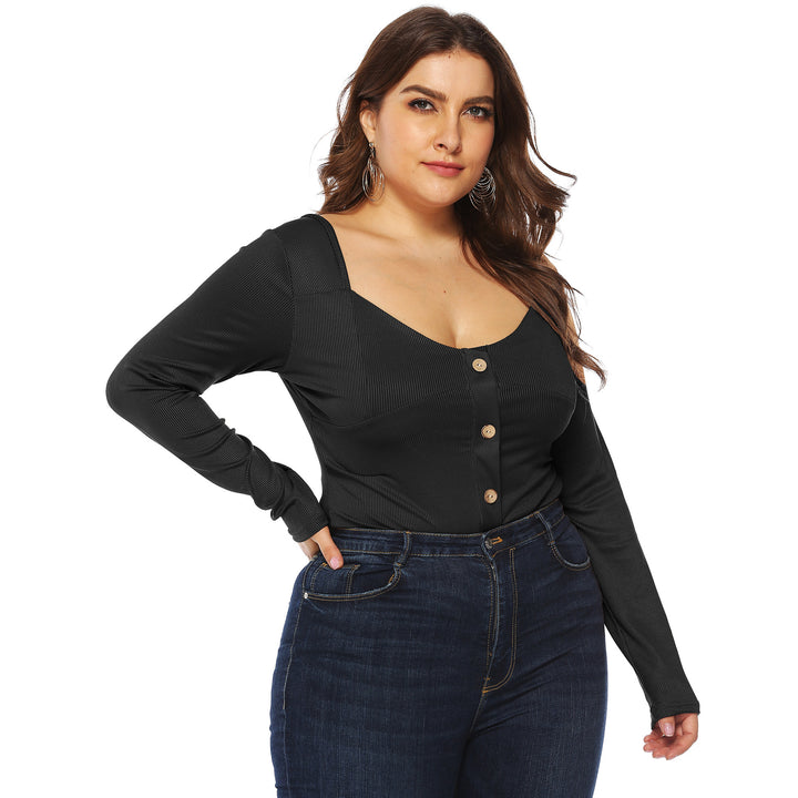 Ladies jumpsuit with long sleeves and button details Mune Fashion