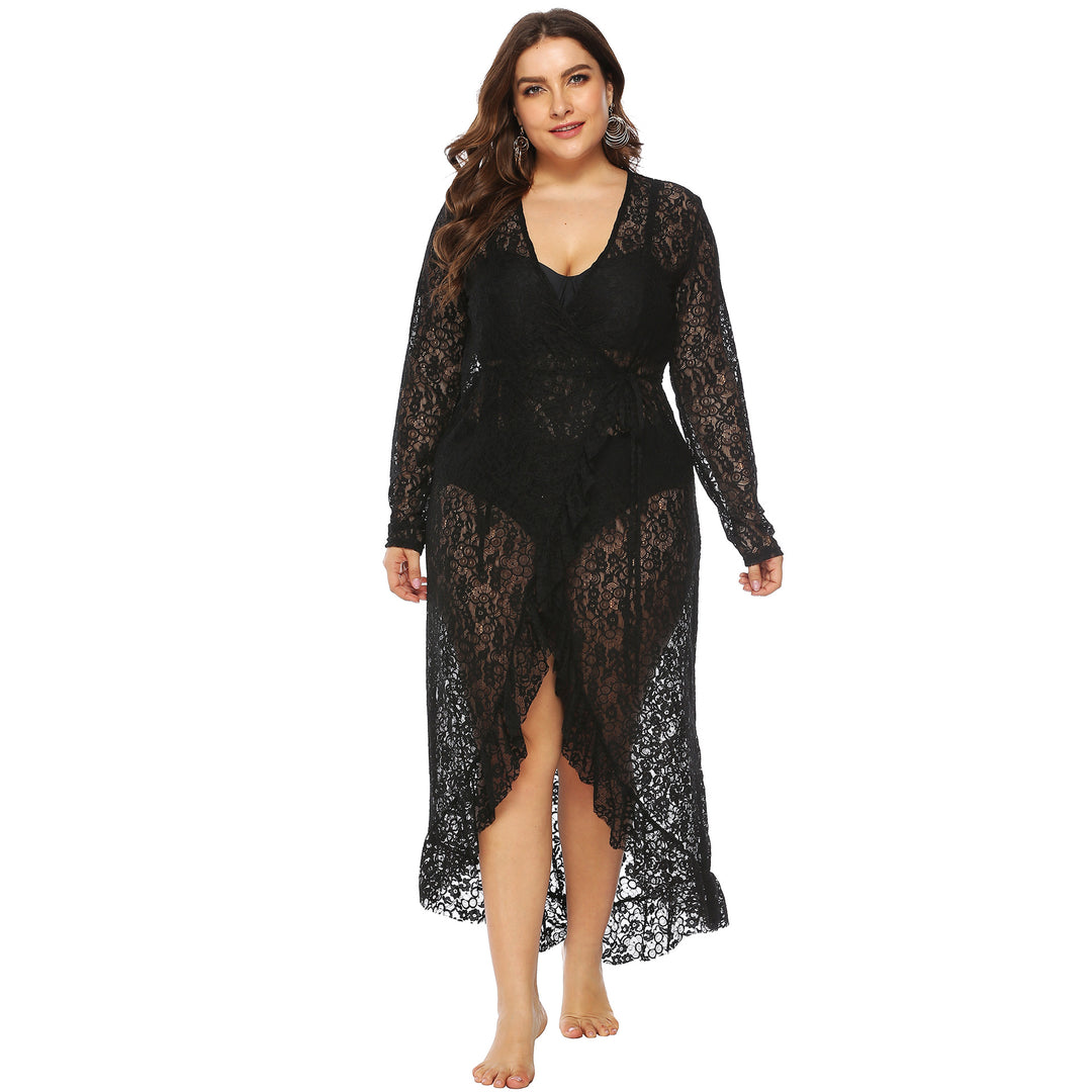 Women elegant lace beach cover-up Mune Fashion