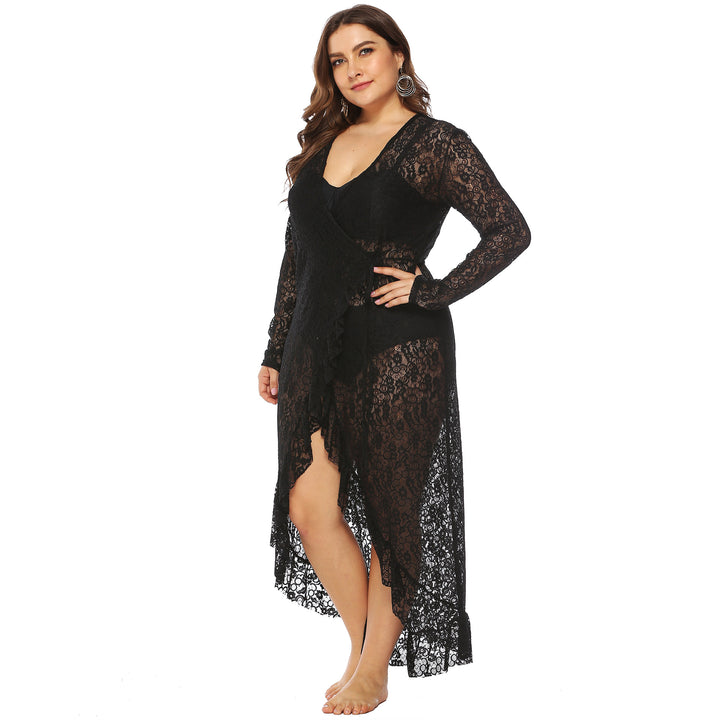 Women elegant lace beach cover-up Mune Fashion