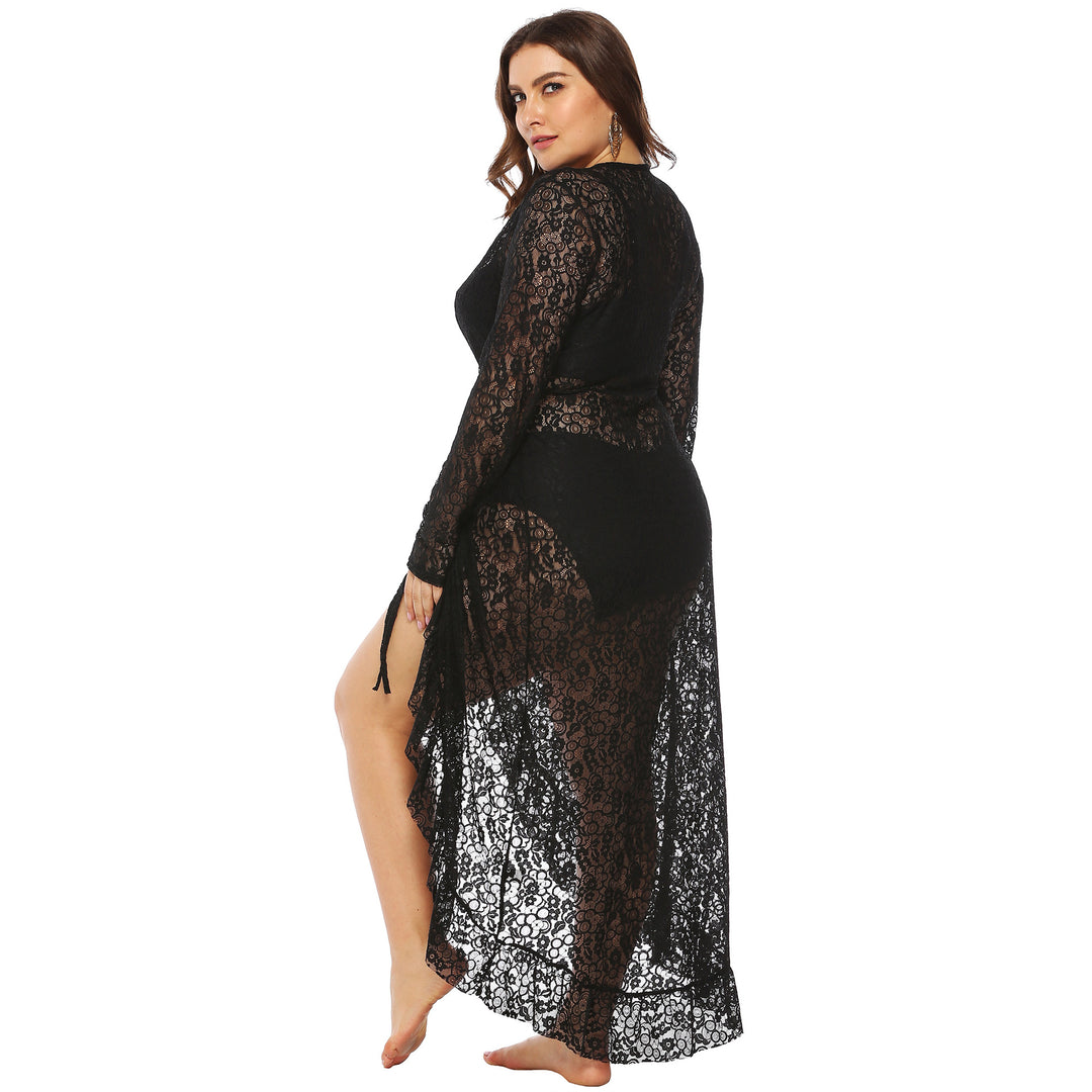 Women elegant lace beach cover-up Mune Fashion