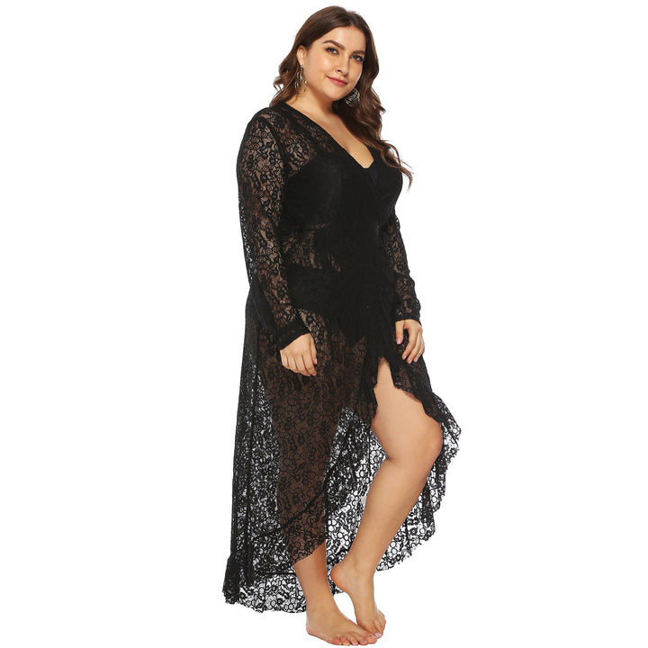 Women elegant lace beach cover-up Mune Fashion