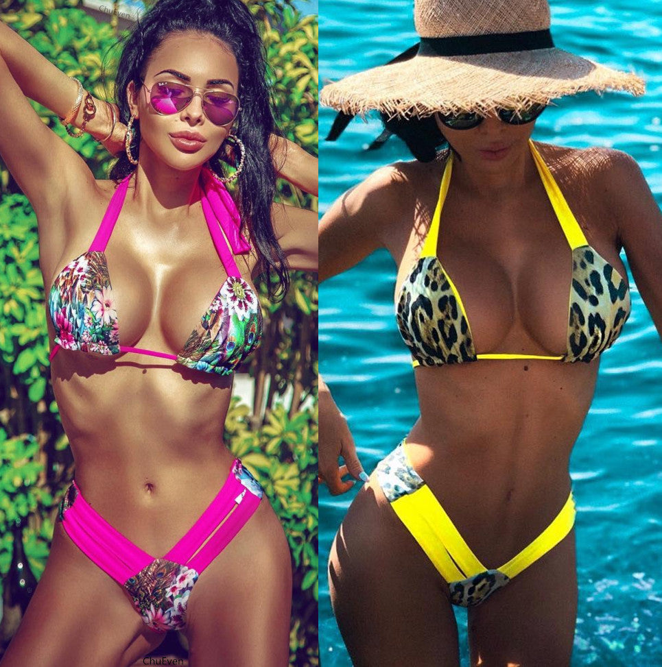 Women's Colorful Printed Swimsuit Mune Fashion