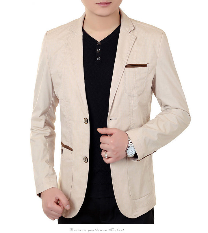 Men's Glencheck Blazer Slim Fit made of wool blend with subtle overcheck Mune Fashion