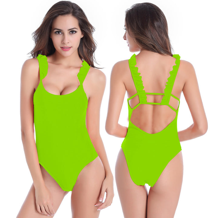 Women’s Swimsuit with Ruffled Back Mune Fashion