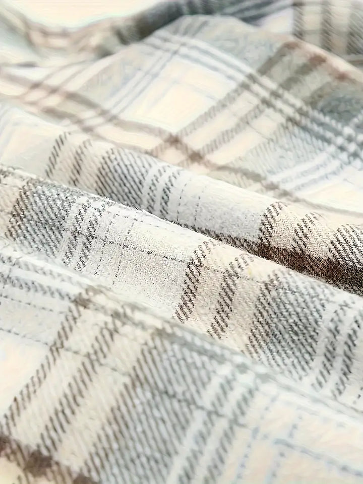 Mune | Winter Checked Zip Jacket